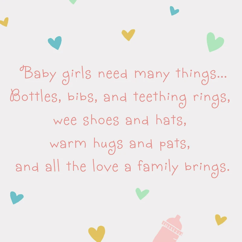 A Life Filled With Love New Baby Girl Card for only USD 0.99 | Hallmark