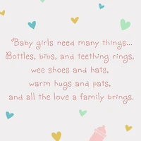 A Life Filled With Love New Baby Girl Card for only USD 0.99 | Hallmark
