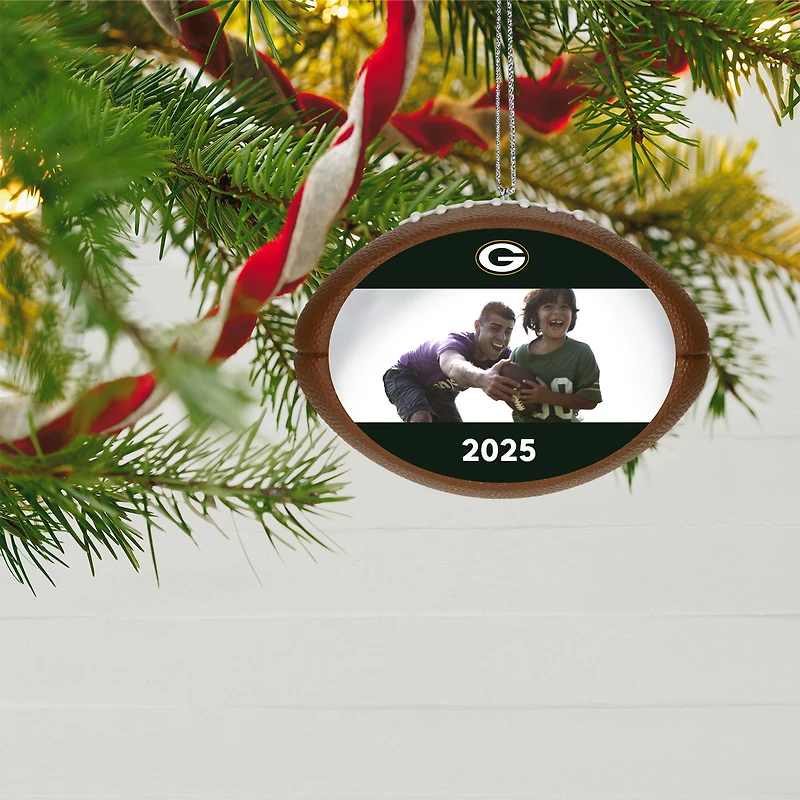 NFL Green Bay Packers Football Personalized Ornament, Custom Photo and Text for only USD 30.99 | Hallmark