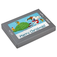 Peanuts® Snoopy Hauling the Tree Boxed Christmas Cards, Pack of 16 for only USD 15.49 | Hallmark