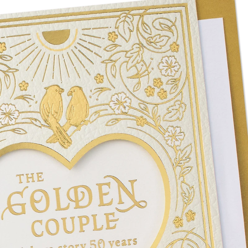 A Love Story for the Ages 50th Anniversary Card for only USD 7.59 | Hallmark