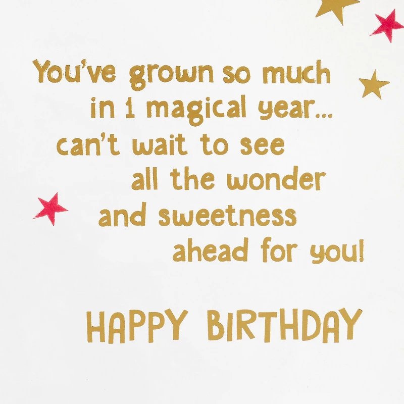Unicorn and Rainbow First Birthday Card for only USD 5.99 | Hallmark