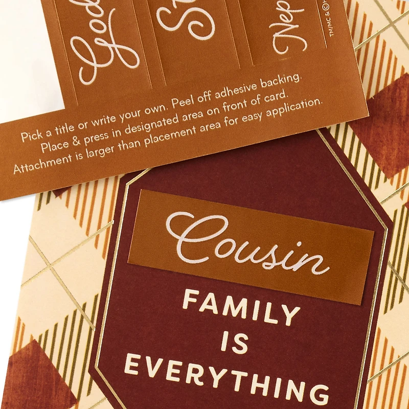 Family Is Everything Customizable Thanksgiving Card With Title Stickers for only USD 4.99 | Hallmark