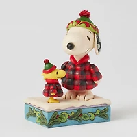 Jim Shore Peanuts Snoopy and Woodstock in Puffer Coats Figurine, 5.5" for only USD 55.00 | Hallmark