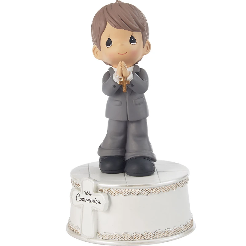 Precious Moments Holy Communion Boy Musical Figurine, 6" for only USD 45.00 | Hallmark