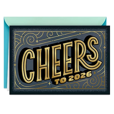 Cheers to 2026 New Year Card for only USD 3.99 | Hallmark