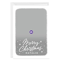White Frame and Snow Custom Christmas Card for only USD 4.99 | Hallmark