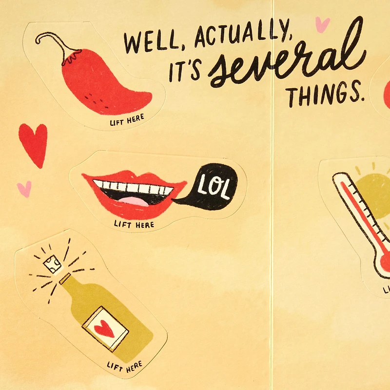 Just Something About You Lift-the-Flap Valentine's Day Card for Husband for only USD 7.99 | Hallmark