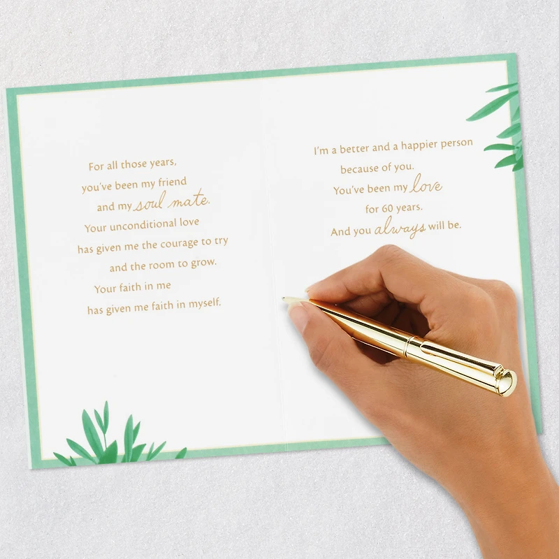 My Friend and My Soulmate 60th Anniversary Card for Spouse for only USD 6.59 | Hallmark