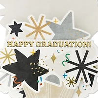 Confetti and Stars Bouquet Paper Craft Pop-Up Graduation Card With Motion for only USD 5.99 | Hallmark