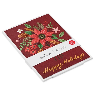 Grateful for You Holiday Florals Packaged Christmas Cards, Set of 5 for only USD 5.00 | Hallmark