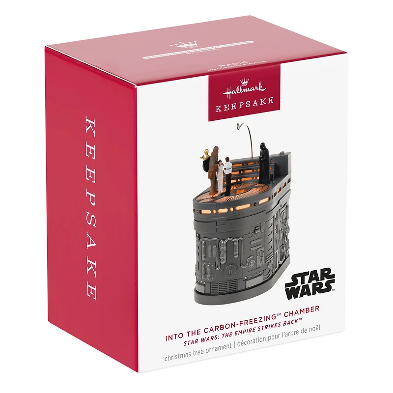 Star Wars: The Empire Strikes Back™ Into the Carbon-Freezing™ Chamber Ornament With Light, Sound and Motion for only USD 80.99 | Hallmark