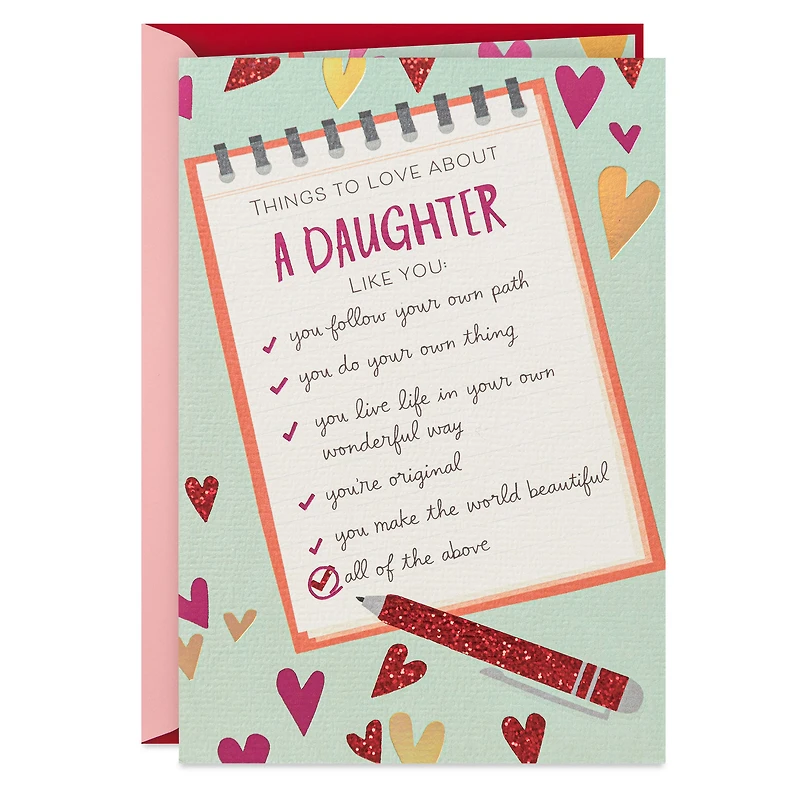 So Much to Love About You Valentine's Day Card for Daughter for only USD 4.99 | Hallmark