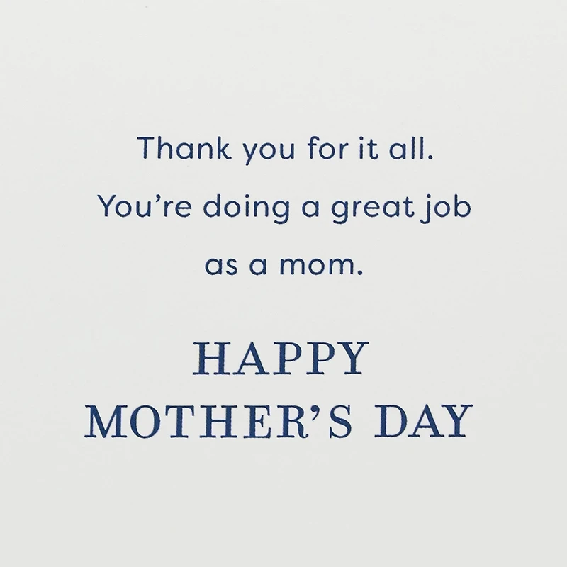 You're Doing a Great Job Mother's Day Card for Mom for only USD 10.99 | Hallmark