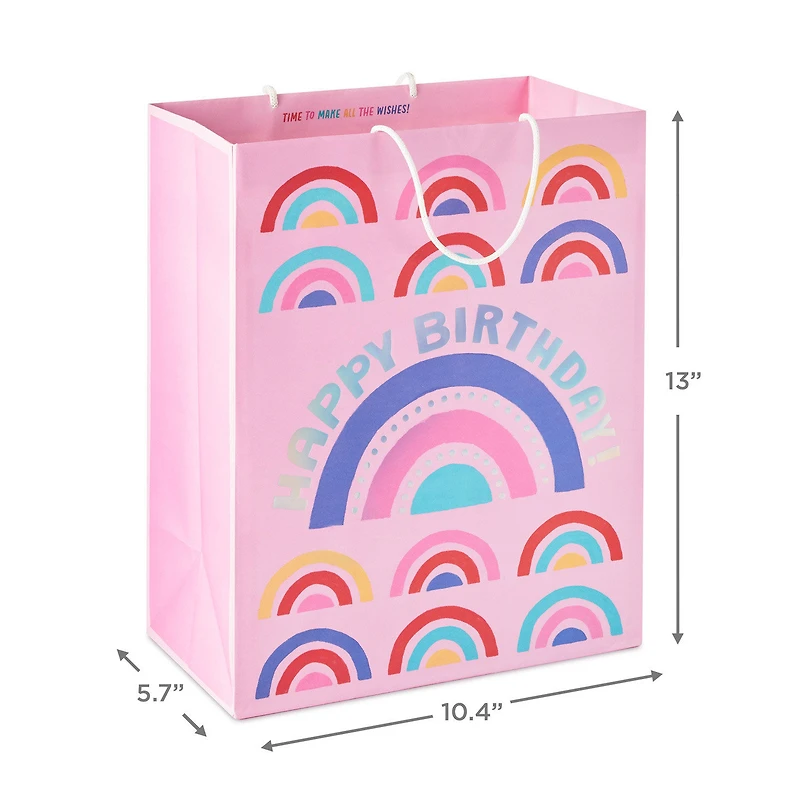 13" Mod Rainbows Large Birthday Gift Bag for only USD 4.99 | Hallmark