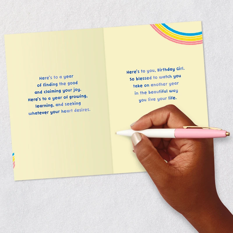 Here's to the Beautiful Way You Live Birthday Card for Granddaughter for only USD 3.59 | Hallmark