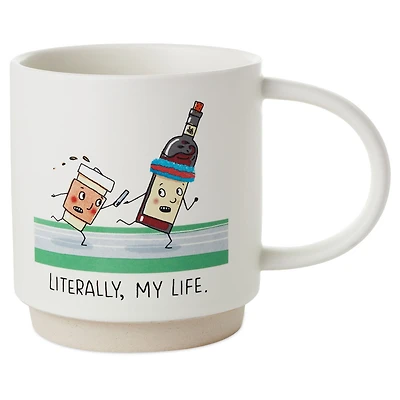 Coffee and Wine Relay Funny Mug, 16 oz. for only USD 16.99 | Hallmark