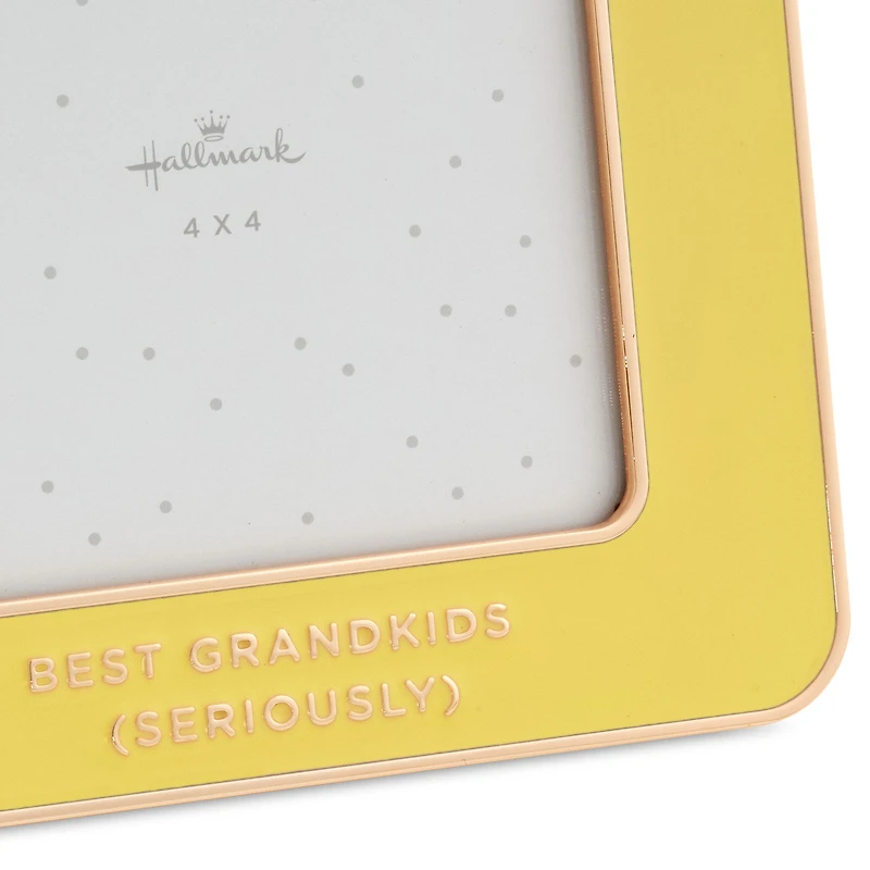 Best Grandkids Yellow Enamel Picture Frame, 4x4 for only USD 22.99 | Hallmark