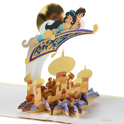 Disney Aladdin Magic Carpet Ride Pop-Up Congratulations Card for only USD 14.99 | Hallmark
