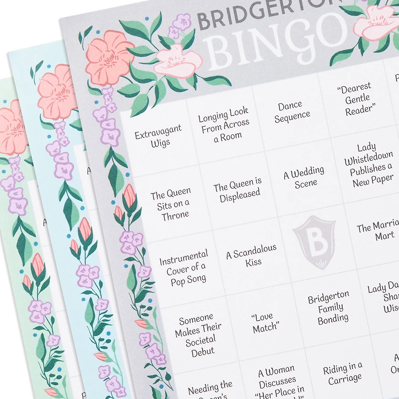 Bridgerton Bingo Game Pad, 102 Sheets for only USD 16.99 | Hallmark