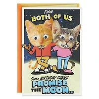 Mooning Cats Funny Pop-Up Birthday Card From Both for only USD 4.99 | Hallmark