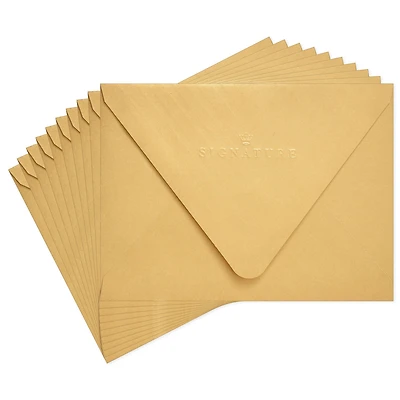 Gold Metallic Designed Envelopes, Pack of 10 for only USD 5.00 | Hallmark