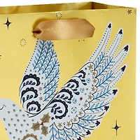 6.5" Floral Dove on Gold Small Holiday Gift Bag for only USD 2.49 | Hallmark