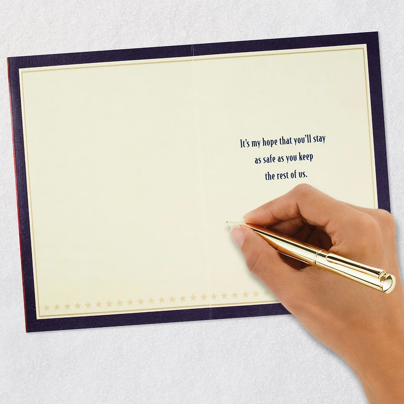 I Hope You'll Stay Safe Military Appreciation Card for only USD 5.59 | Hallmark