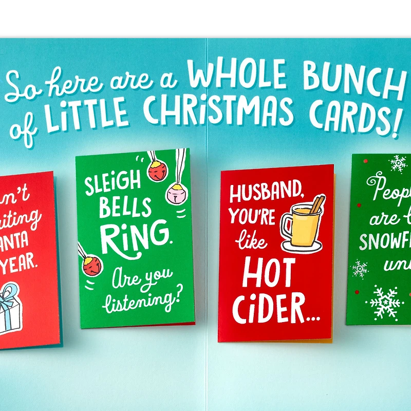 I Love You in So Many Ways Funny Christmas Card for Husband With Mini Cards for only USD 6.59 | Hallmark