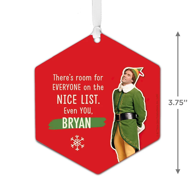 Elf Metal Personalized Ornament, Custom Text for only USD 18.99 | Hallmark