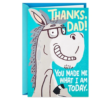 Thanks for Making Me a Giant Smart-Ass Funny Pop-Up Father's Day Card for Dad for only USD 5.99 | Hallmark