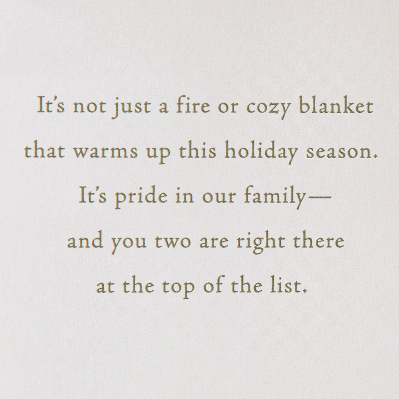 So Grateful for You Christmas Card for Grandson and Wife for only USD 3.59 | Hallmark