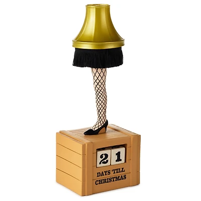 A Christmas Story™ Leg Lamp Christmas Countdown Calendar Figurine With Light for only USD 46.99 | Hallmark