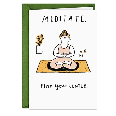 Meditation and Wine Card for only USD 3.99 | Hallmark