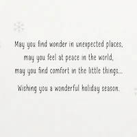 UNICEF Geometric Christmas Village on Blue Boxed Christmas Cards, Pack of 12 for only USD 12.50 | Hallmark