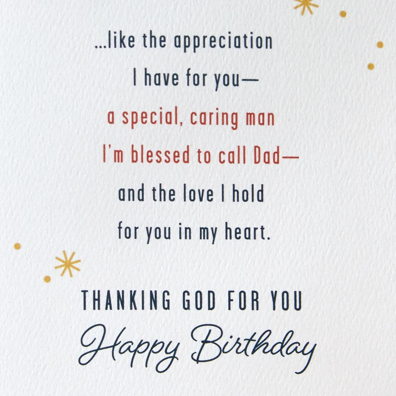 Blessed to Call You Dad Religious Birthday Card for only USD 5.99 | Hallmark