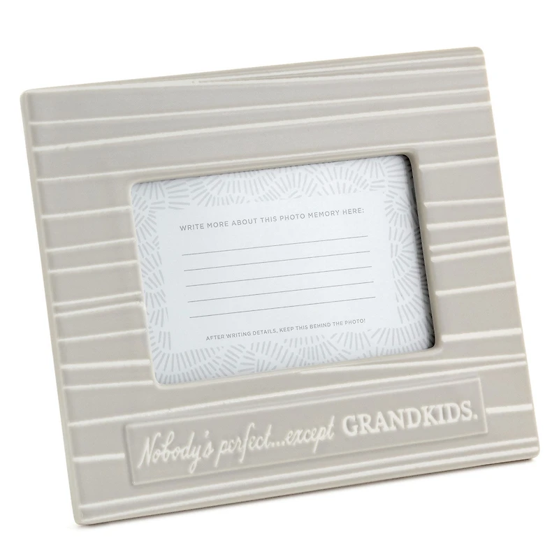 Nobody's Perfect Except Grandkids Picture Frame, 4x6 for only USD 26.99 | Hallmark