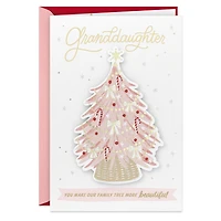 You Make Our Family Tree More Beautiful Christmas Card for Granddaughter for only USD 5.99 | Hallmark