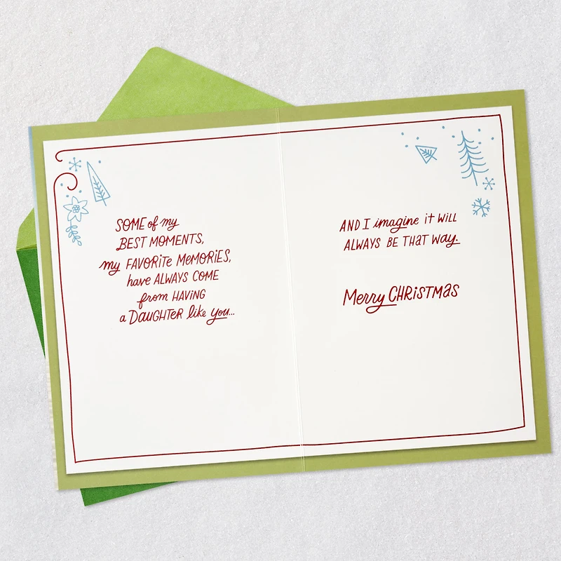 You'll Always Be My Little Girl Christmas Card for Daughter for only USD 6.59 | Hallmark