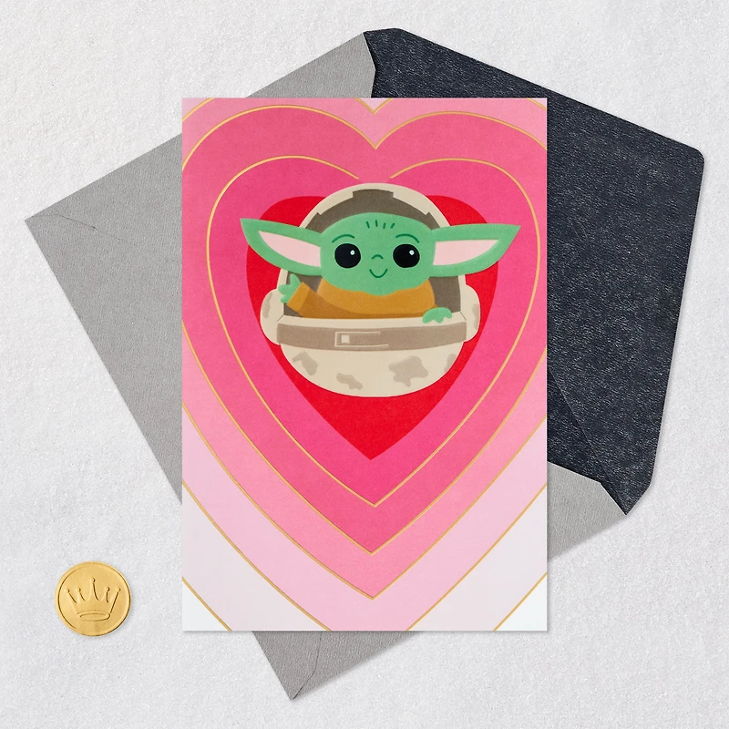 Star Wars: The Mandalorian™ Grogu™ Use the Force Valentine's Day Card for only USD 5.59 | Hallmark
