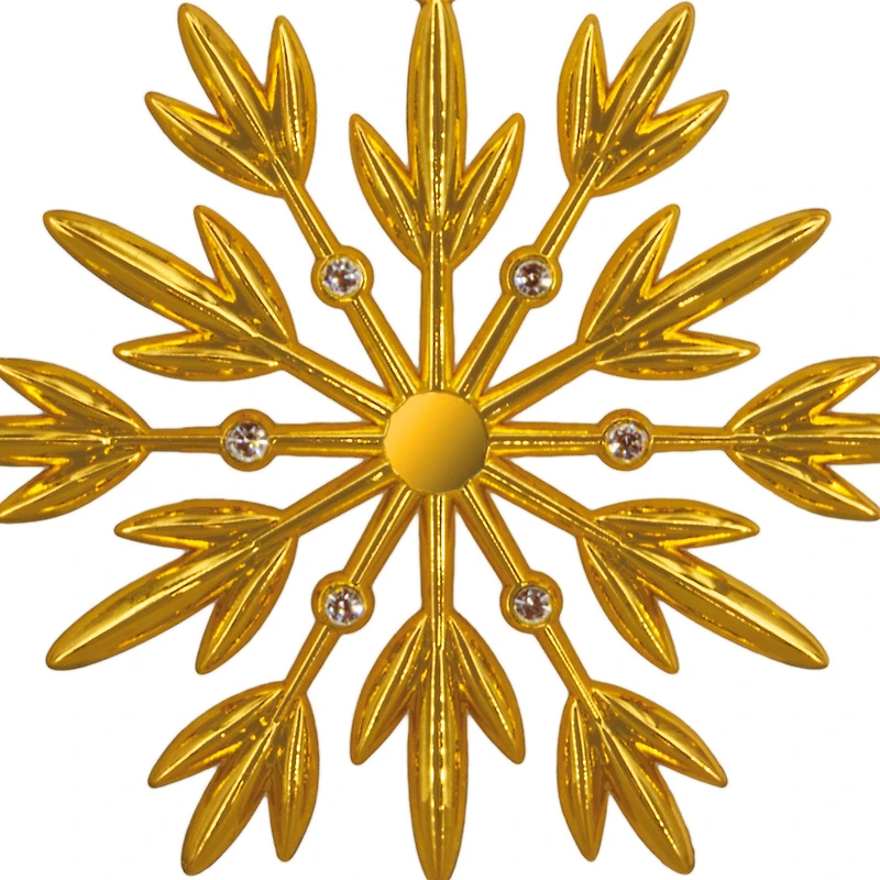 Signature Gold Snowflake Metal Hallmark Ornament for only USD 19.99 | Hallmark