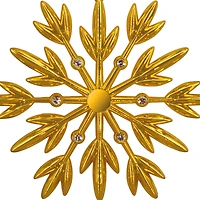 Signature Gold Snowflake Metal Hallmark Ornament for only USD 19.99 | Hallmark