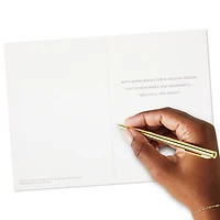 UNICEF Gold Menorah on Blue Boxed Hanukkah Cards, Pack of 12 for only USD 12.50 | Hallmark