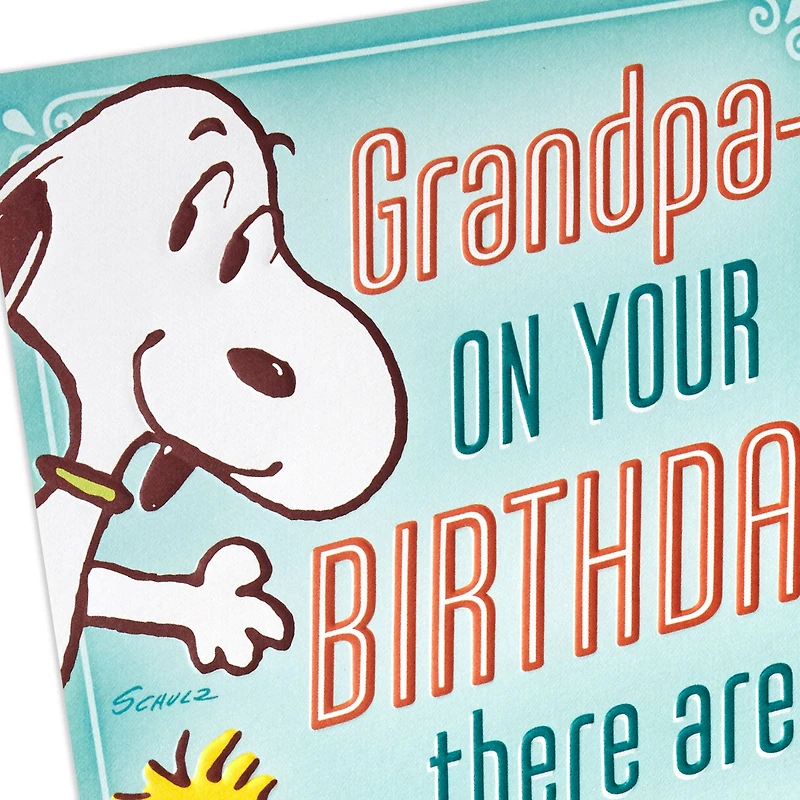 Peanuts® More Than a Few Great Things About You Pop-Up Birthday Card for Grandpa for only USD 5.59 | Hallmark