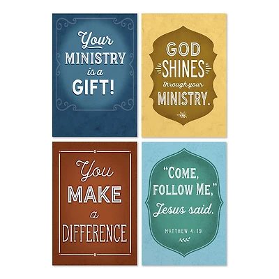 Bold Messages Assorted Religious Ministry Appreciation Cards, Box of 12 for only USD 8.99 | Hallmark