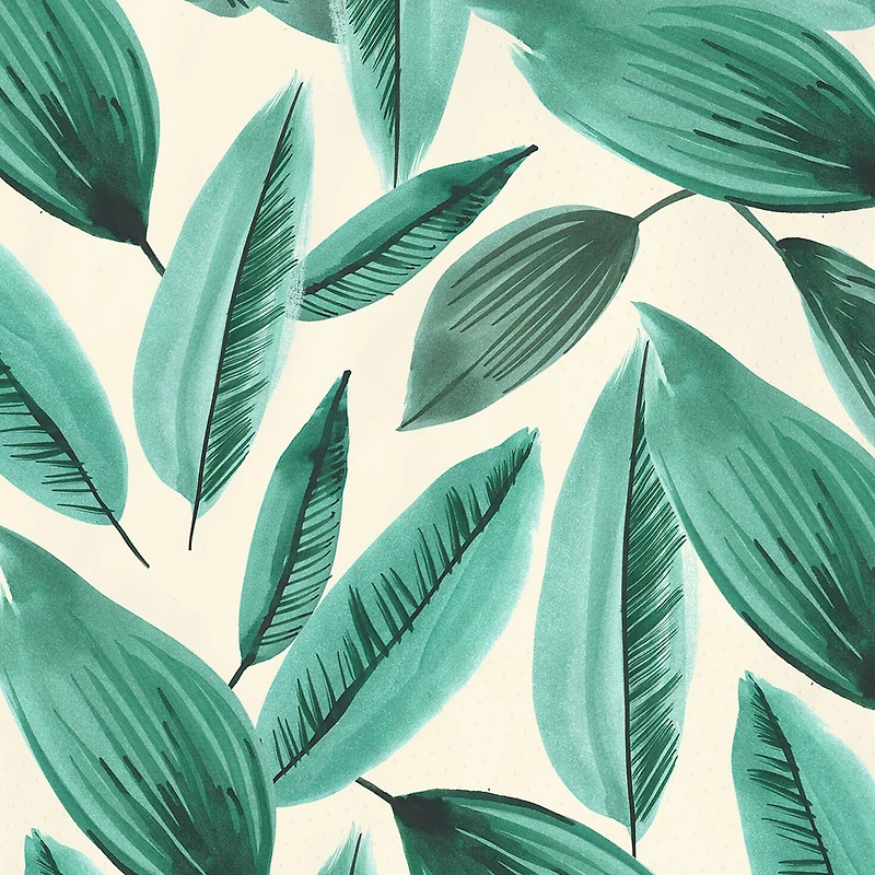 Palm Leaves Print Cocktail Napkins, Set of 16 for only USD 4.49 | Hallmark