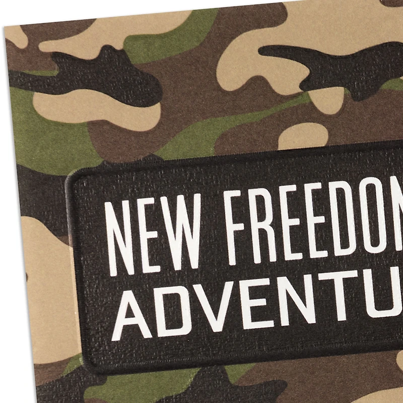 New Freedoms and Adventures Green Camo Birthday Card for only USD 4.99 | Hallmark