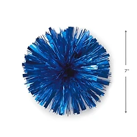 Royal Blue Metallic Pom Pom Gift Bow, 7" for only USD 4.99 | Hallmark