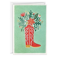 Hallmark x Opry® Holiday Bouquet in Boot Blank Card for only USD 4.99 | Hallmark