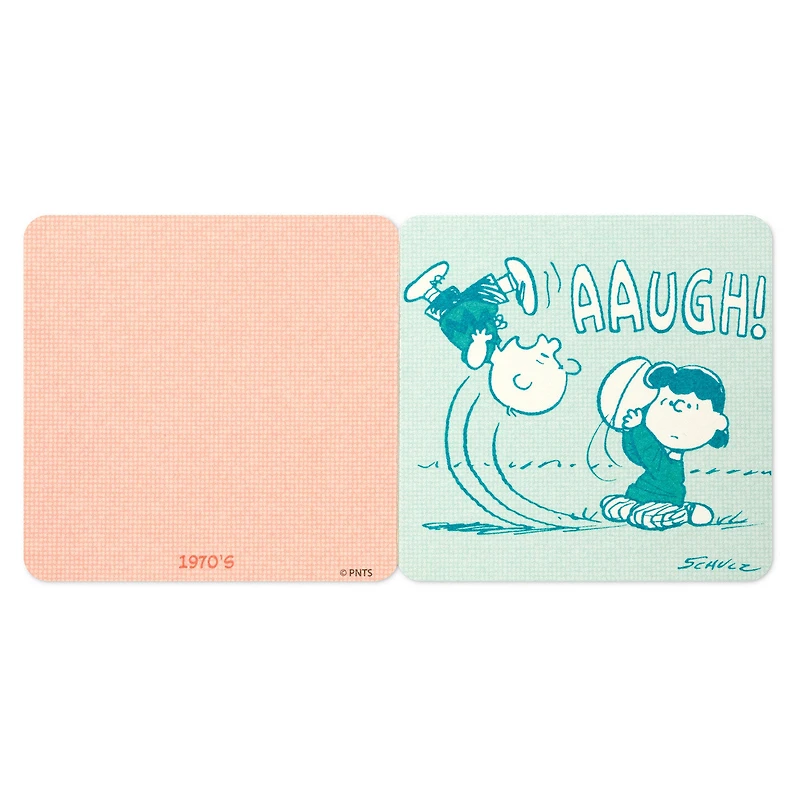 Peanuts® 75th Anniversary Friendship of a Lifetime Coaster Book for only USD 16.99 | Hallmark